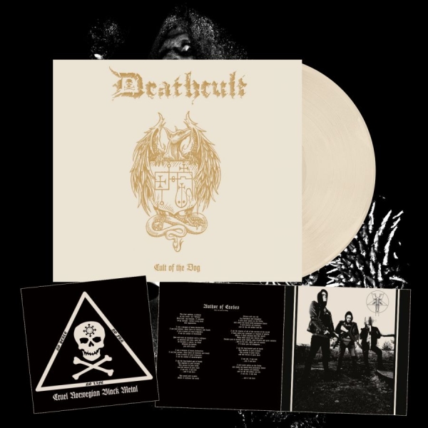 Deathcult - Cult Of The Dog (Bone Vinyl Lp) in der Gruppe VINYL / Kommande / Hårdrock bei Bengans Skivbutik AB (5685675)
