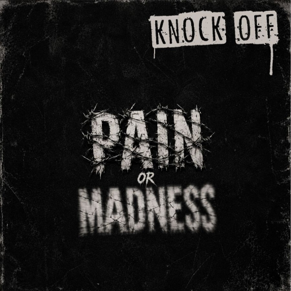 Knock Off - Pain Or Madness (Milky Clear W/Bloo in der Gruppe VINYL / Kommande / Pop-Rock bei Bengans Skivbutik AB (5685681)