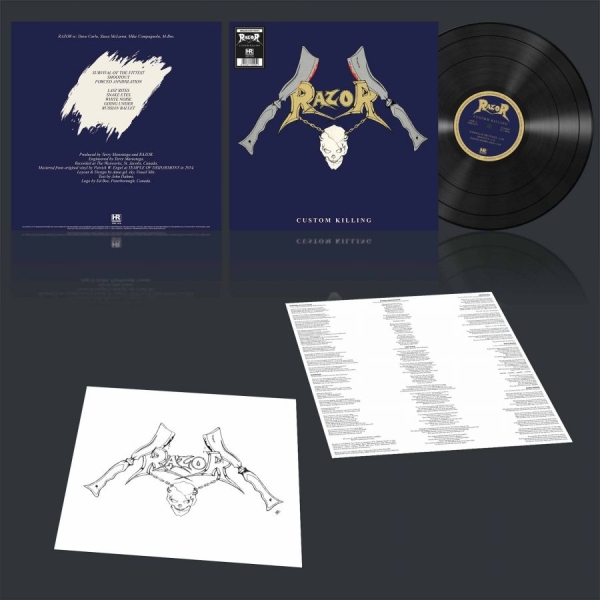 Razor - Custom Killing (Black Vinyl Lp) in der Gruppe VINYL / Kommande / Hårdrock bei Bengans Skivbutik AB (5685827)