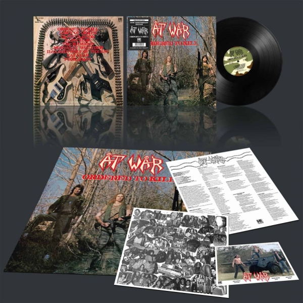 At War - Ordered To Kill (Black Vinyl Lp) in der Gruppe VINYL / Kommande / Hårdrock bei Bengans Skivbutik AB (5685833)