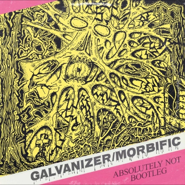 Galvanizer / Morbific - Split in der Gruppe VINYL / Kommande / Pop-Rock bei Bengans Skivbutik AB (5685841)