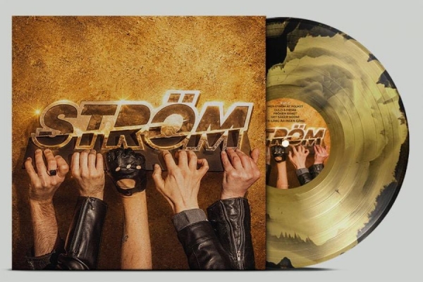 Ström - Mer Ström Åt Folket (Black / Gold S in der Gruppe VINYL / Kommande / Hårdrock bei Bengans Skivbutik AB (5685903)