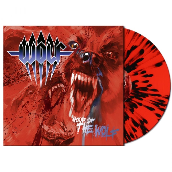 Wolf - Hour Of The Wolf (Red/Black Splatte in der Gruppe VINYL / Hårdrock bei Bengans Skivbutik AB (5686066)