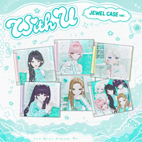 Mw:Meu - With U (Jewel Case Ver.) (Random Ver.) in der Gruppe CD / Kommande / K-Pop bei Bengans Skivbutik AB (5686137)