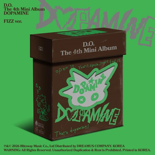 D.O. (Exo) - Dopamine (Fizz Ver.) in der Gruppe CD / Kommande / K-Pop bei Bengans Skivbutik AB (5686140)