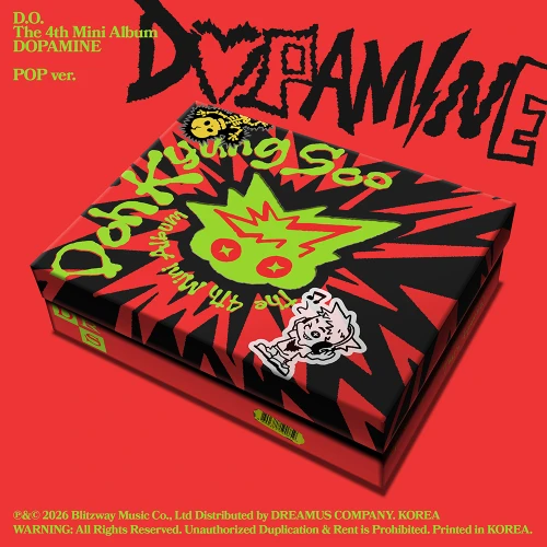 D.O. (Exo) - Dopamine (Pop Ver.) in der Gruppe CD / Kommande / K-Pop bei Bengans Skivbutik AB (5686141)