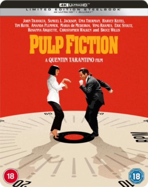 Movie - Pulp Fiction (Limited Edition Steelbook) in der Gruppe FILM / Film UHD-4K / Drama bei Bengans Skivbutik AB (5686169)