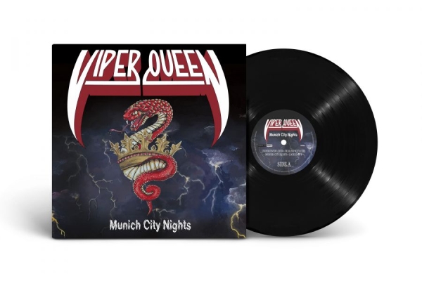 Viper Queen - Munich City Nights (Black Vinyl Lp) in der Gruppe VINYL / Hårdrock bei Bengans Skivbutik AB (5686254)