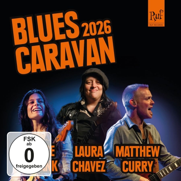 Elise Frank Laura Chavez & Matthew - Blues Caravan 2026 (Cd + Dvd) in der Gruppe CD / Blues bei Bengans Skivbutik AB (5686270)