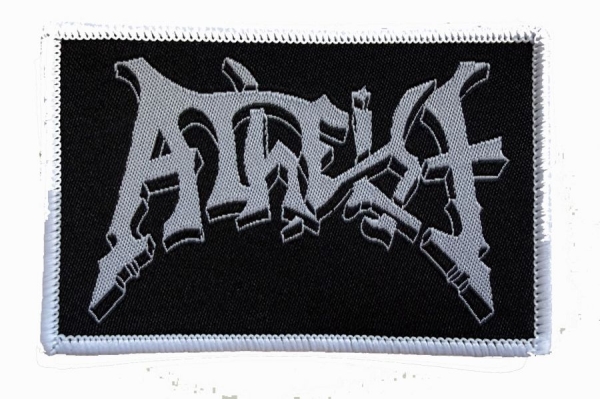 Atheist - Patch Logo (5,2 X 8,1 Cm) in der Gruppe MERCHANDISE / Accessoarer / Kommande / Hårdrock bei Bengans Skivbutik AB (5686273)