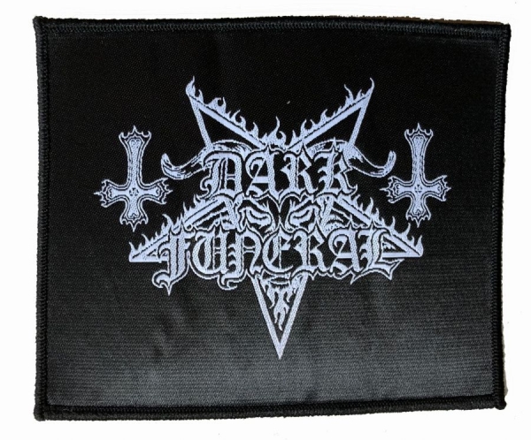 Dark Funeral - Patch Logo (8,2 X 9,9 Cm) in der Gruppe MERCHANDISE / Accessoarer / Kommande / Hårdrock bei Bengans Skivbutik AB (5686280)