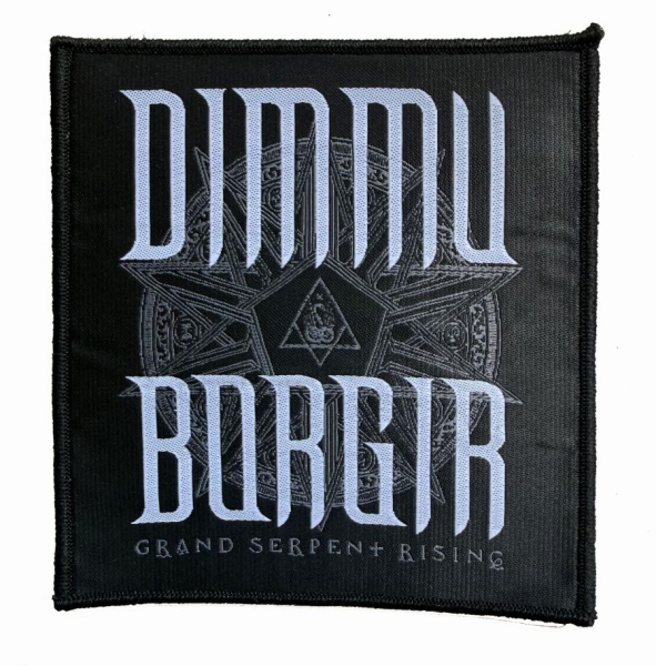 Dimmu Borgir - Patch Logo Grand Serpent Rising (9, in der Gruppe MERCH bei Bengans Skivbutik AB (5686285)