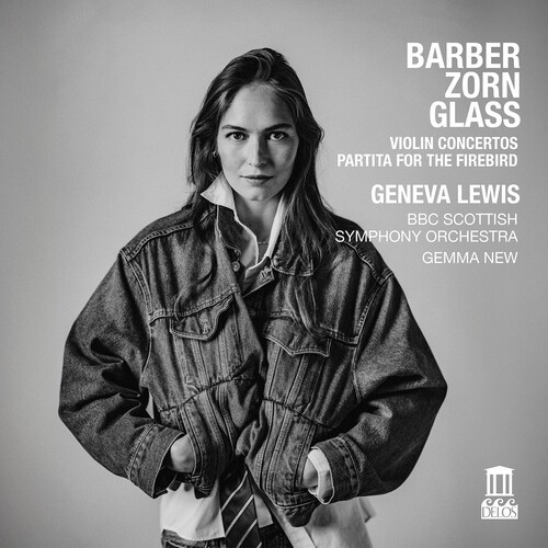 Geneva Lewis - Barber & Glass: Violin Concertos Z in der Gruppe CD / Klassiskt bei Bengans Skivbutik AB (5686361)