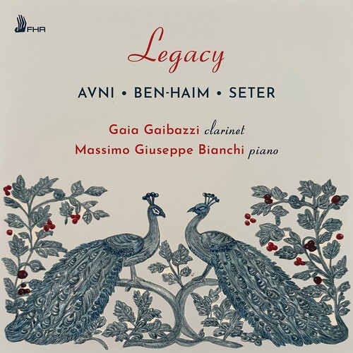 Gaia Gaibazzi Massimo Giuseppe Bia - Avni, Ben-Haim & Seter: Legacy - Co in der Gruppe CD / Klassiskt bei Bengans Skivbutik AB (5686377)