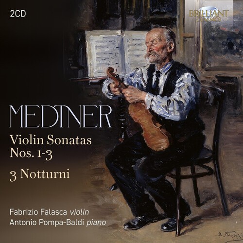 Nikolai Medtner - Violin Sonatas Nos. 1-3, 3 Notturni in der Gruppe CD / Klassiskt bei Bengans Skivbutik AB (5686403)
