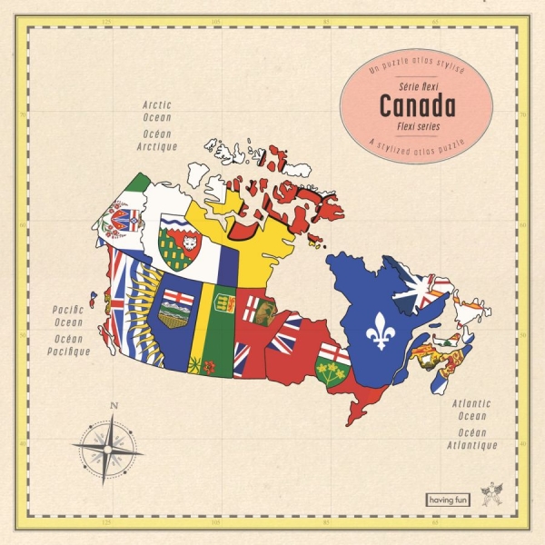 Map Of Canada Puzzle Series - Box Set in der Gruppe VINYL / Kommande / Pop-Rock bei Bengans Skivbutik AB (5686780)