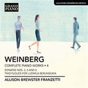 Weinberg - Piano Works Vol 4 in der Gruppe Externt_Lager / Naxoslager bei Bengans Skivbutik AB (568680)
