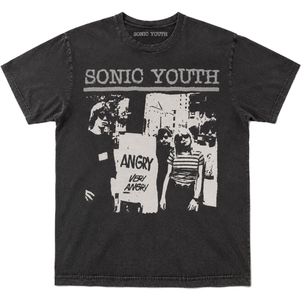 Sonic Youth - Angry Uni Bl T-Shirt in der Gruppe MERCHANDISE / T-shirt / Kommande / Pop-Rock bei Bengans Skivbutik AB (5686910r)