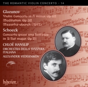 Glazunov / Schoeck - Romantic Violin Concerto Vol 14 in der Gruppe Externt_Lager / Naxoslager bei Bengans Skivbutik AB (568694)