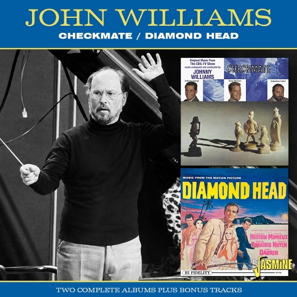 John Williams - Checkmate & Diamond Head - Two Complete Albums Plus Bonus Tracks in der Gruppe CD / Kommande / Film-Musikal,Pop-Rock bei Bengans Skivbutik AB (5687000)