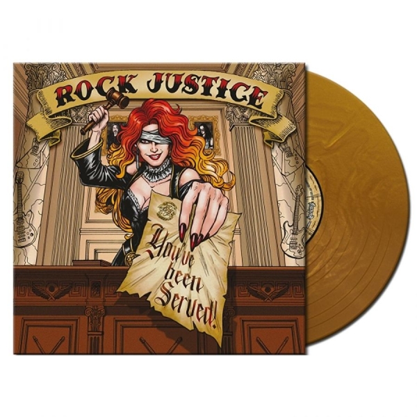 Rock Justice - You've Been Served (Gold Vinyl Lp) in der Gruppe VINYL / Kommande / Hårdrock bei Bengans Skivbutik AB (5687146)
