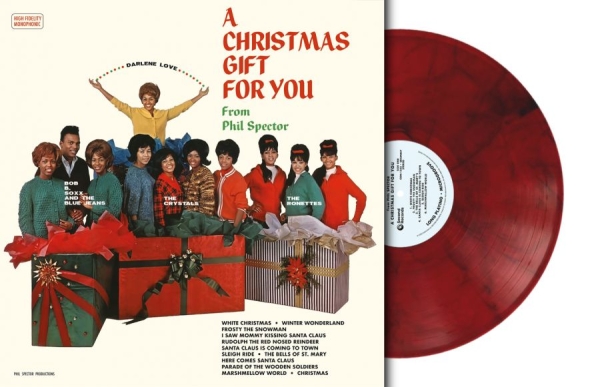 Spector Phil - A Christmas Gift For You (Red Marbl in der Gruppe VINYL / Kommande / Julmusik bei Bengans Skivbutik AB (5687167)