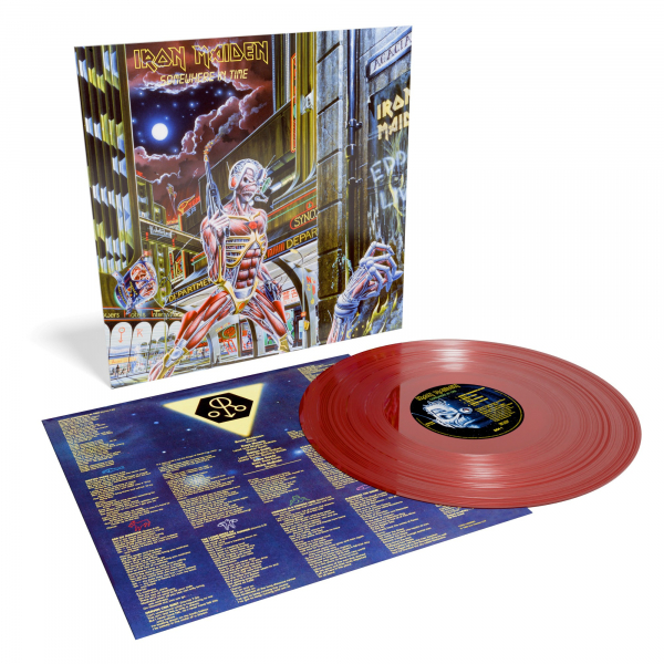Iron Maiden - Somewhere In Time (40Th Anniversary Ltd Oxblood Color Vinyl) in der Gruppe VINYL / Kommande / Hårdrock bei Bengans Skivbutik AB (5687174)