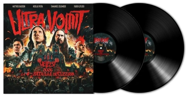 Ultra Vomit - Hellfest: Les Quatre Batailles De C in der Gruppe VINYL / Kommande / Hårdrock bei Bengans Skivbutik AB (5687405)