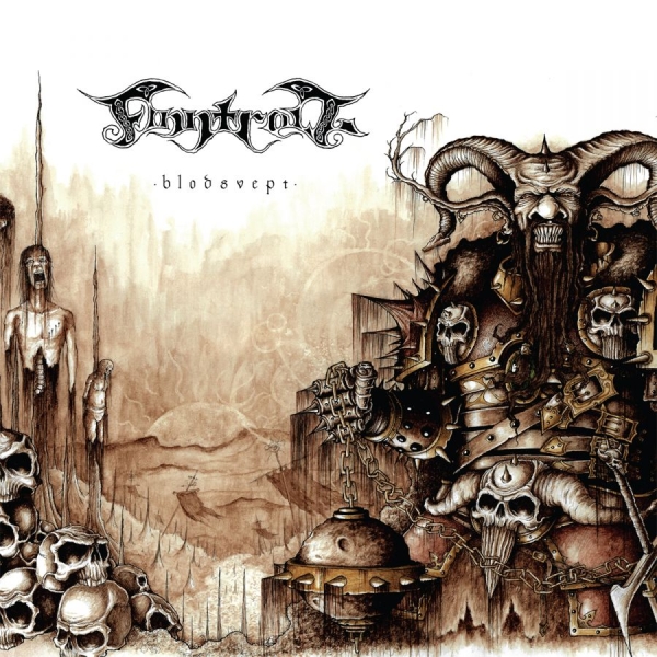 Finntroll - Blodsvept (Gold/White Swirl Vinyl L in der Gruppe VINYL / Kommande / Hårdrock bei Bengans Skivbutik AB (5687410)