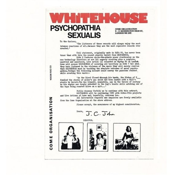 Whitehouse - Psychopathia Sexualis (Legacy Editi in der Gruppe CD / Pop-Rock bei Bengans Skivbutik AB (5689430)