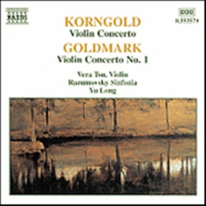 Korngold/Goldmark - Violin Concertos in der Gruppe Externt_Lager / Naxoslager bei Bengans Skivbutik AB (568947)