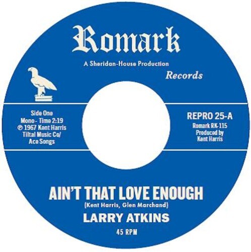 Larry Atkins - Ain't That Love Enough / Lighten Up in der Gruppe VINYL / Pop-Rock bei Bengans Skivbutik AB (5689532)