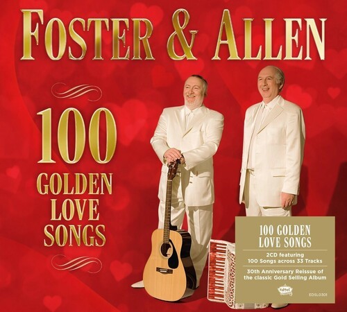 Foster & Allen - 100 Golden Love Songs in der Gruppe CD / Pop-Rock bei Bengans Skivbutik AB (5689589)