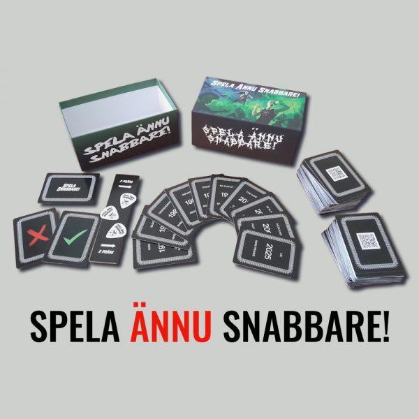 Spela Snabbare - Spela Ännu Snabbare! in der Gruppe MERCH bei Bengans Skivbutik AB (5689861)