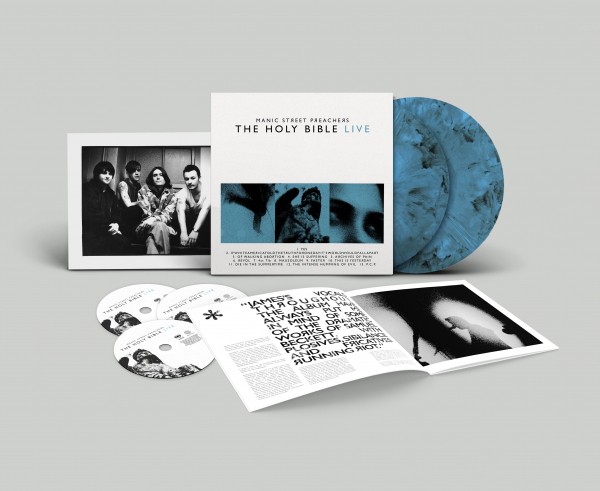 Manic Street Preachers - Holy Bible Live (Boxset Blue Marble 2Lp, 2Cd, Bd) in der Gruppe VINYL / Kommande / Pop-Rock bei Bengans Skivbutik AB (5689878)