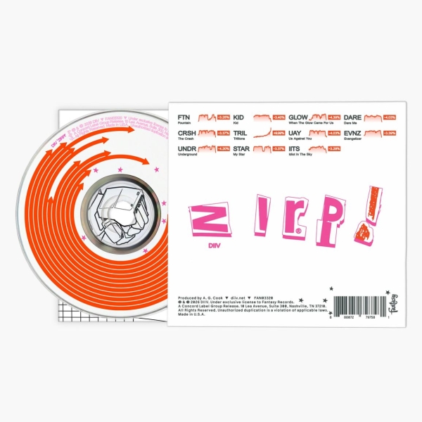 Diiv - Zirp! in der Gruppe CD / Kommande / Pop-Rock bei Bengans Skivbutik AB (5689896)