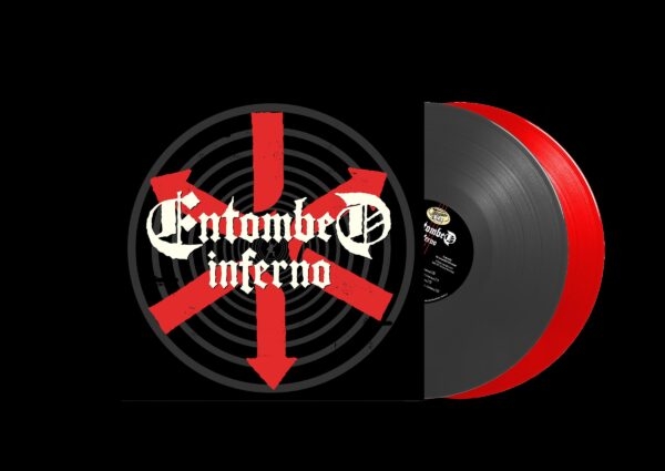 Entombed - Inferno (Remastered) (2Lp Charcoal/Red RSD Black Friday) in der Gruppe VINYL / Hårdrock bei Bengans Skivbutik AB (5689962)