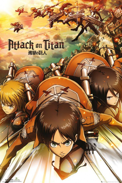 Movie Poster - Attack On Titan - Attack 91,5 X 61 Cm in der Gruppe MERCHANDISE / Poster / bei Bengans Skivbutik AB (5690075)
