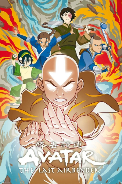 Movie Poster - Avatar Last Airbender - Elements 91,5 X 61 Cm in der Gruppe MERCHANDISE / Poster / bei Bengans Skivbutik AB (5690076)