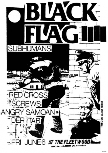 Black Flag - SubHumans 91,5 x 61 cm in der Gruppe MERCHANDISE / Poster / Punk bei Bengans Skivbutik AB (5690289)