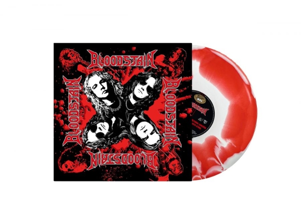 Bloodstain - S/T (Red/White Inkspot Vinyl) in der Gruppe VINYL / Kommande / Hårdrock bei Bengans Skivbutik AB (5690302)