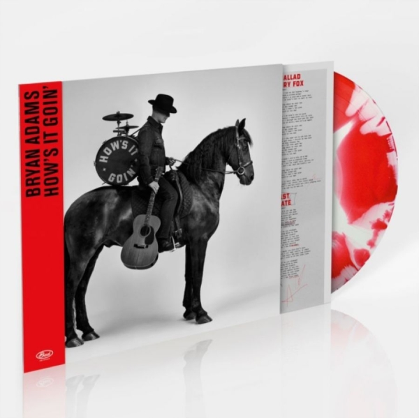 Adams Bryan - How's It Goin' (Red/White Sunburst in der Gruppe VINYL / Pop-Rock bei Bengans Skivbutik AB (5690395)