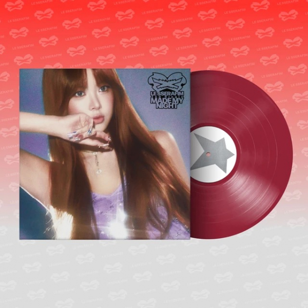 Le Sserafim - Made My Night (Warm Red Ver.) in der Gruppe VINYL / Kommande / K-Pop bei Bengans Skivbutik AB (5690650)