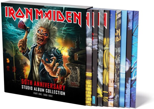Iron Maiden - 50Th Anniversary Studio Album Collection Pt 1: 1980-1992 in der Gruppe VINYL / Kommande / Hårdrock bei Bengans Skivbutik AB (5690821)