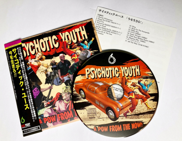 Psychotic Youth - A Pow From The Now (Slipcase CD / Japan Edition w. OBI) in der Gruppe CD / Bestseller bei Bengans Skivbutik AB (5690847)