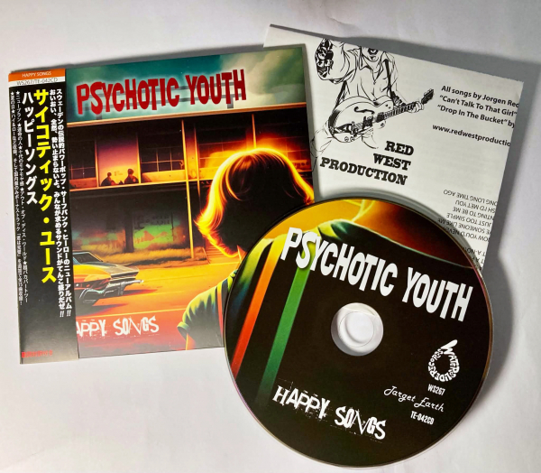 Psychotic Youth - Happy Songs (Slipcase CD / Japan Edition w. OBI) in der Gruppe CD / Bestseller bei Bengans Skivbutik AB (5690848)