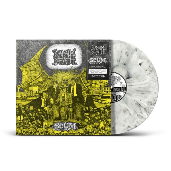 Napalm Death - Scum (Black & White Marbled Vinyl L in der Gruppe VINYL / Kommande / Hårdrock bei Bengans Skivbutik AB (5690961)