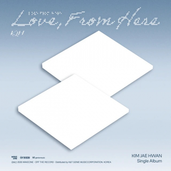 Kim Jae Hwan - Love, From Here (Random Ver.) in der Gruppe CD / Kommande / K-Pop bei Bengans Skivbutik AB (5690983)
