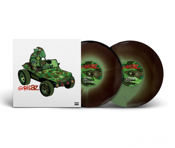 Gorillaz - Gorillaz (Ltd 2Lp Camouflage Green, Brown And Black) in der Gruppe VINYL / Kommande / Pop-Rock bei Bengans Skivbutik AB (5691023)