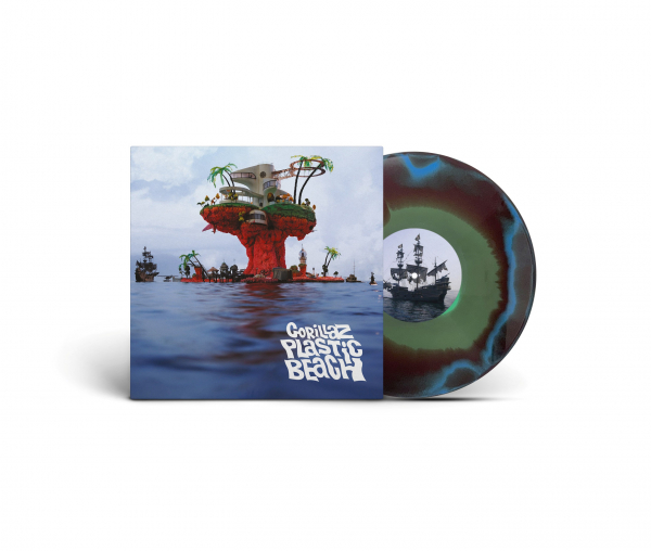Gorillaz - Plastic Beach (Ltd Blue, Green And Orange, Half-Speed Mastered Vinyl) in der Gruppe VINYL / Kommande / Pop-Rock bei Bengans Skivbutik AB (5691025)